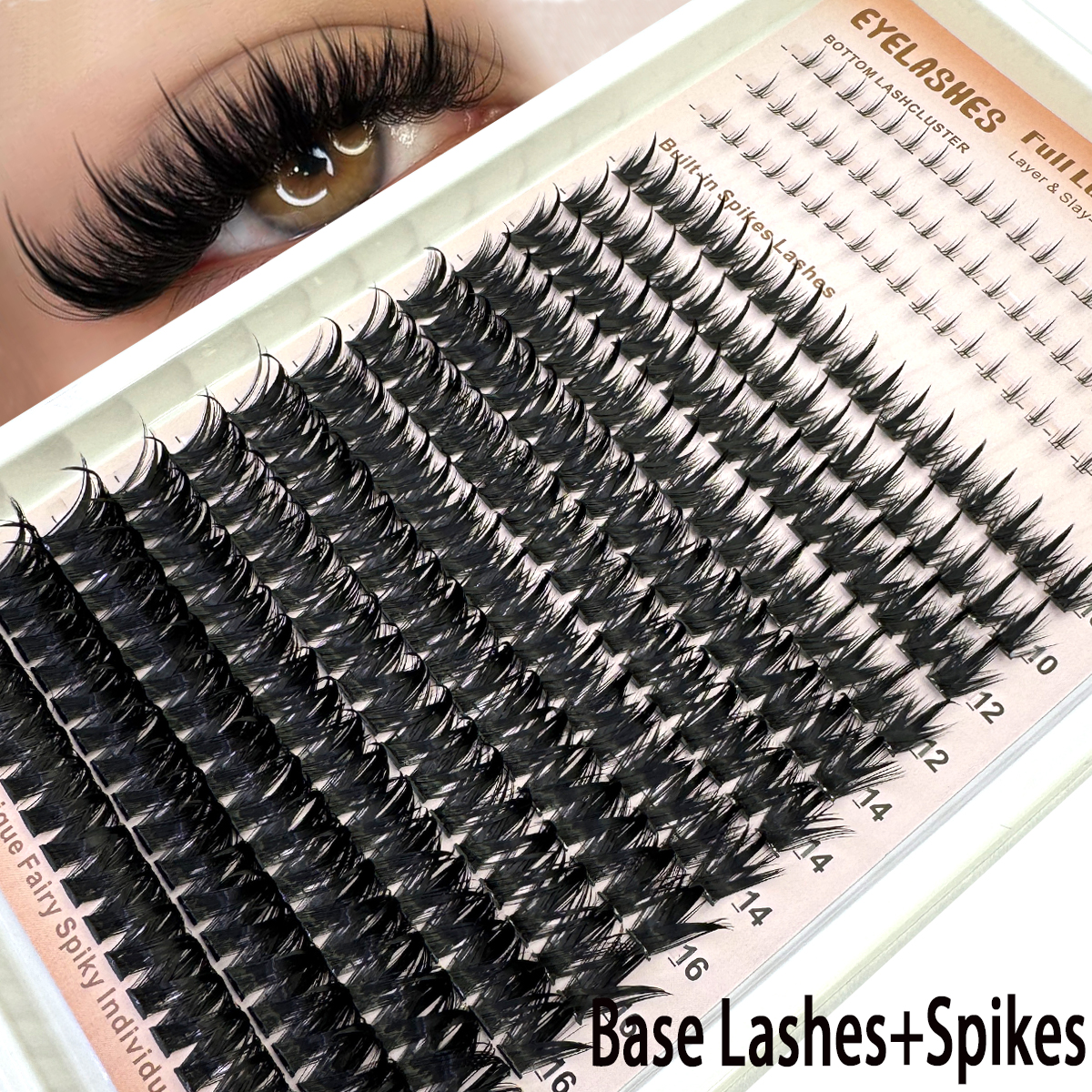 Eyelash Extension Anime - Manga Lash Clusters With Spikes Wispy
