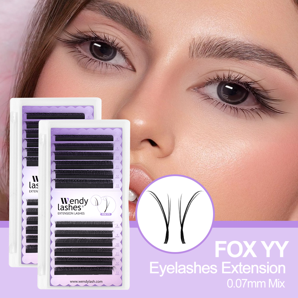 Eyelash Extension Fox Eye - Wendy Lashes 12 Rows Fox Eyes