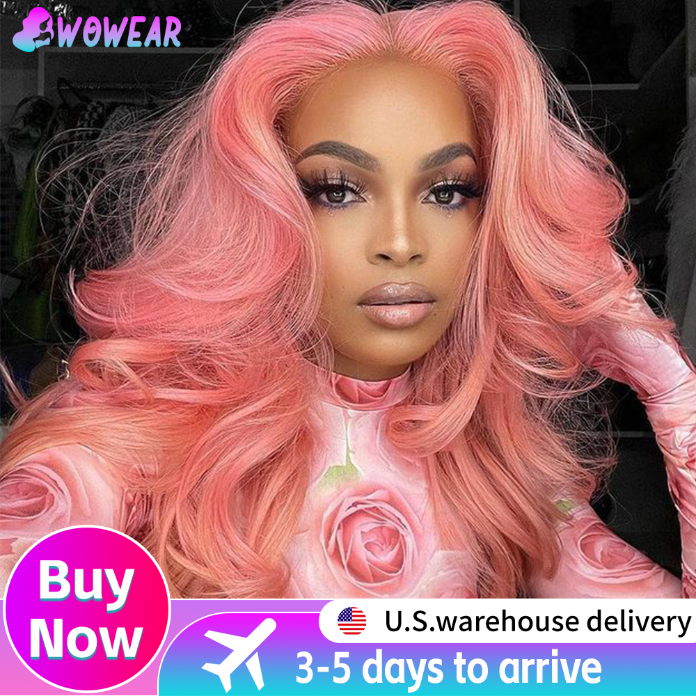 Eyelash Extension Natural Look - 13x4 Body Wave Light Pink Lace