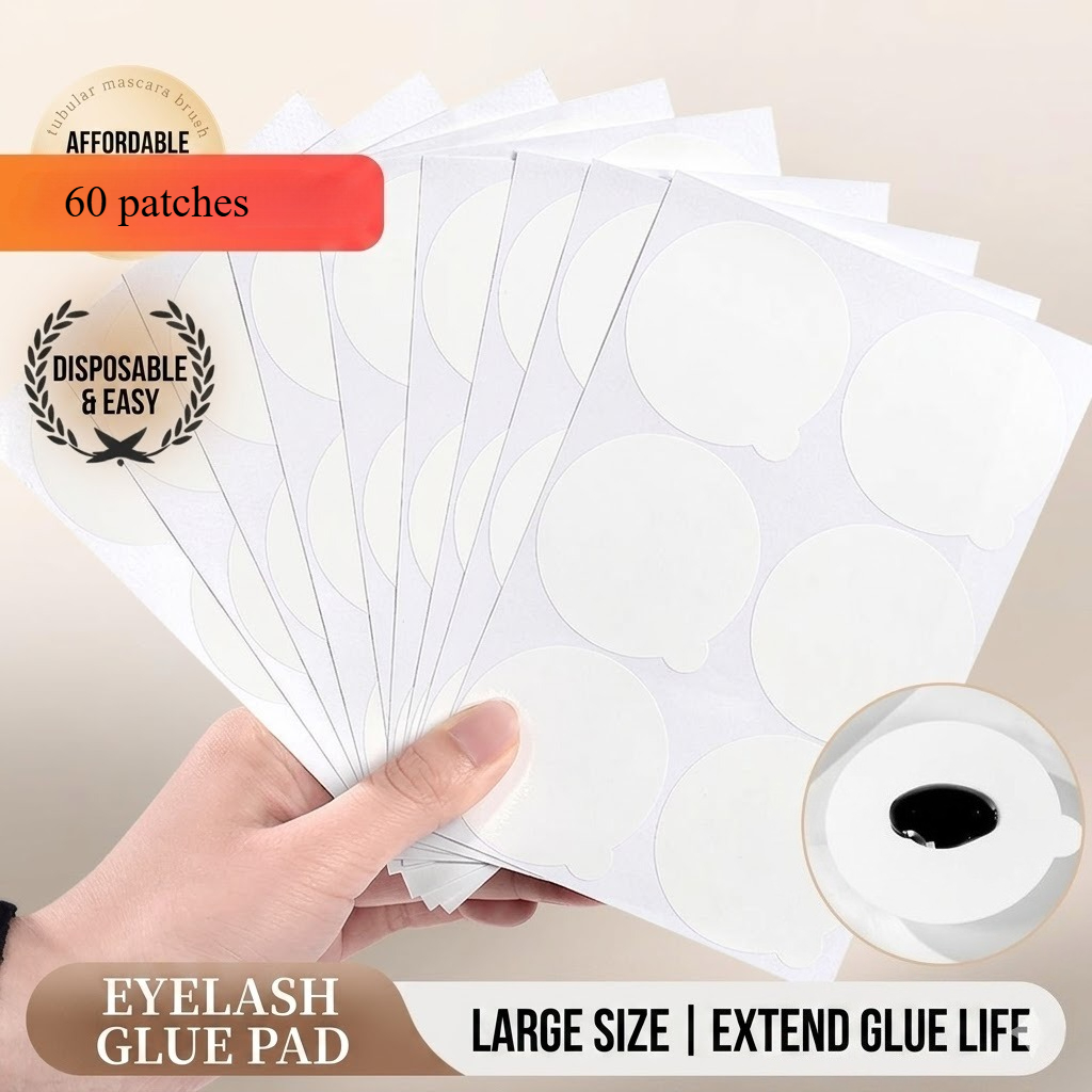 Eyelash Extension Eye Mask - 60 patches Professional Lash Glue Stickers