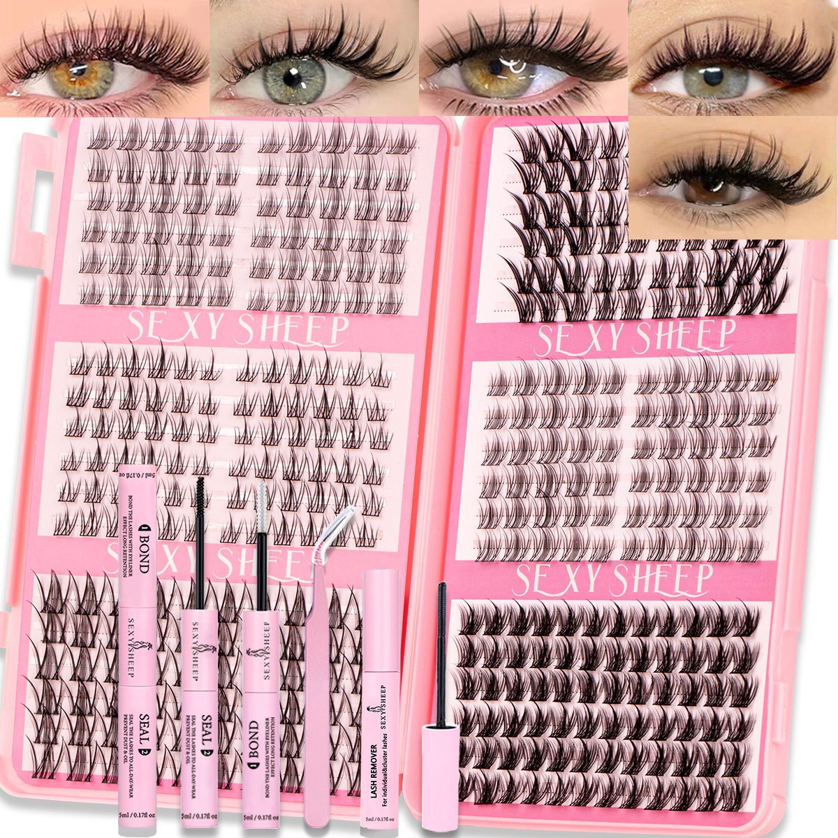 Eyelash Extension Anime - DIY Eyelashes Clusters Natural Eyelash Extension