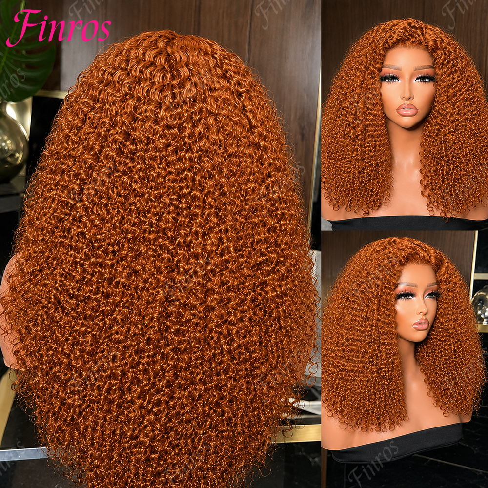 Eyelash Extension Natural Look - 200% Density Ginger Orange Deep Wave