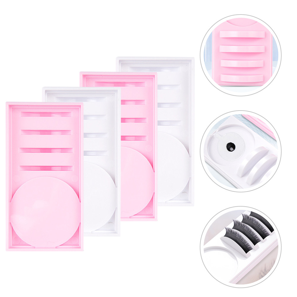 Eyelash Extension Is Safe - 4Pcs Eyelash Extension Pallet Safe Wear-Resistant