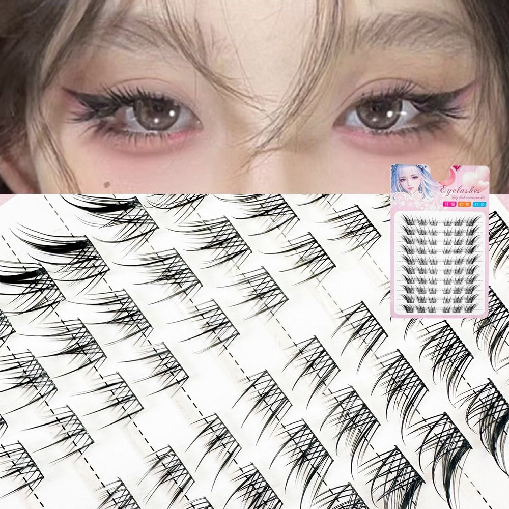3D Cat Eye Clusters Lashes Nat - Eyelash Extension Fox Eye avaliação e preço