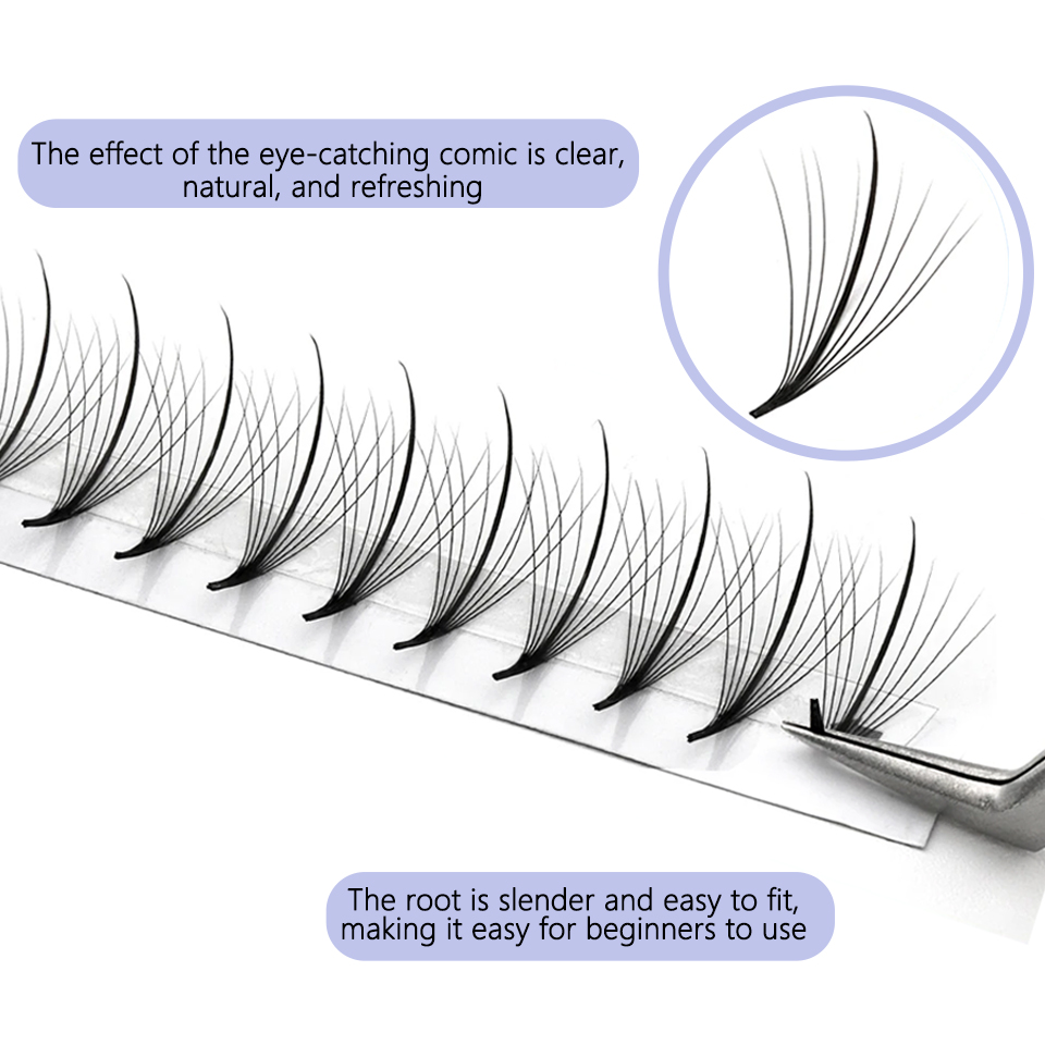 AGUUD 3D 5D 7D 9D 11D 13D 15D  - Eyelash Extension Russian avaliação e preço
