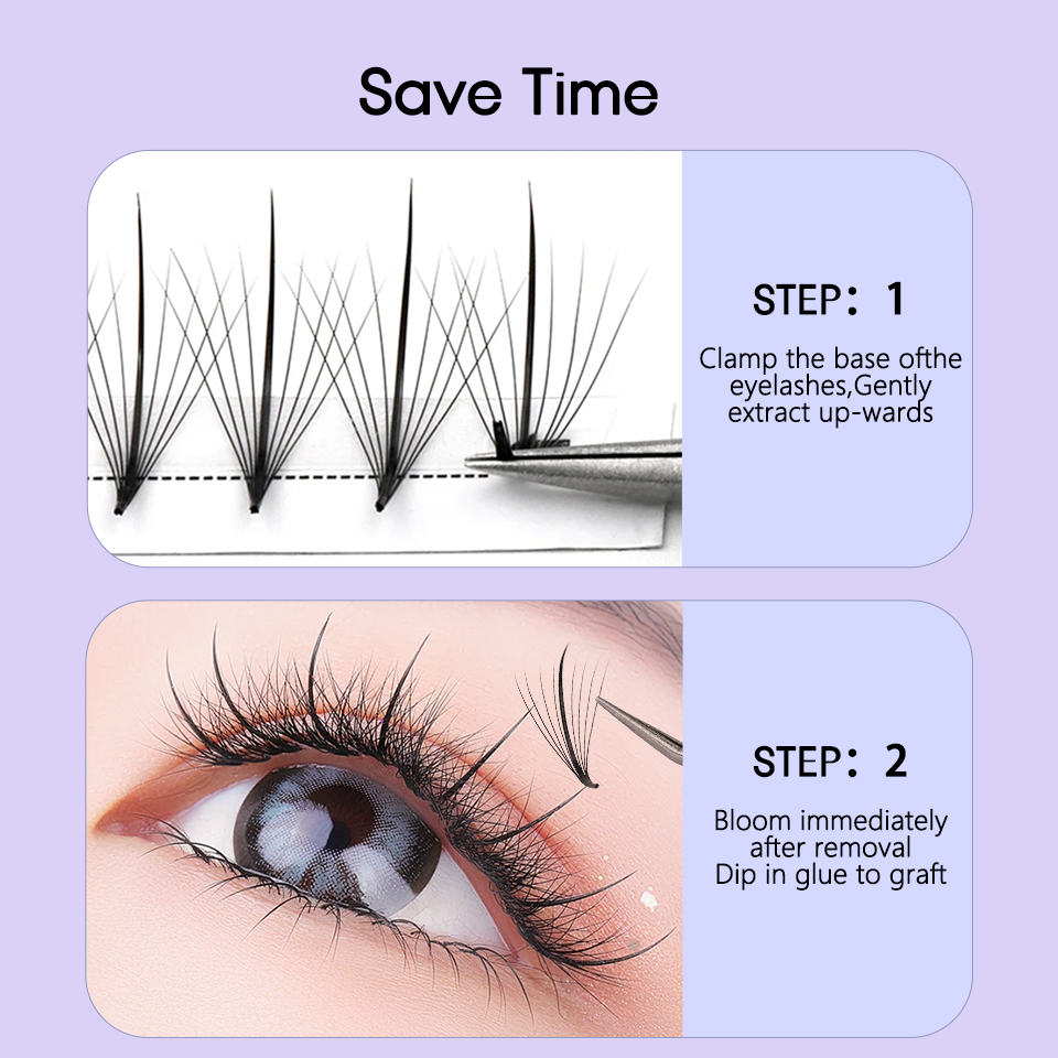 AGUUD 3D 5D 7D 9D 11D 13D 15D  - Eyelash Extension Russian avaliação e preço