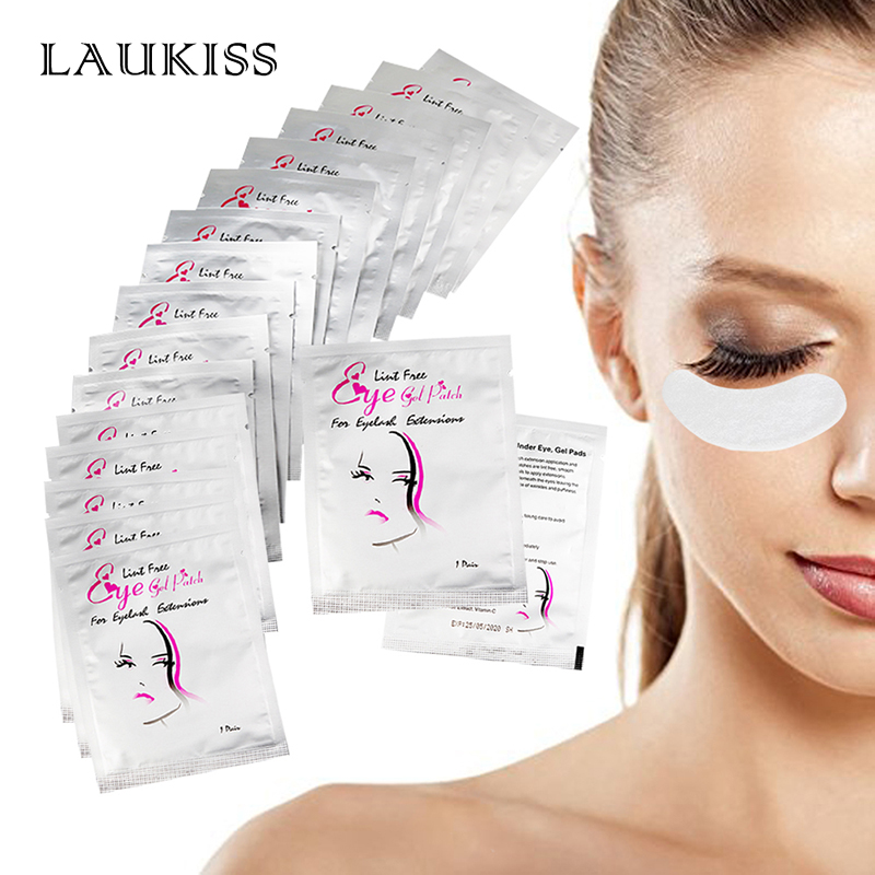 Laukiss 50/100/200Pairs Eyelas - Eyelash Extension Eye Mask avaliação e preço