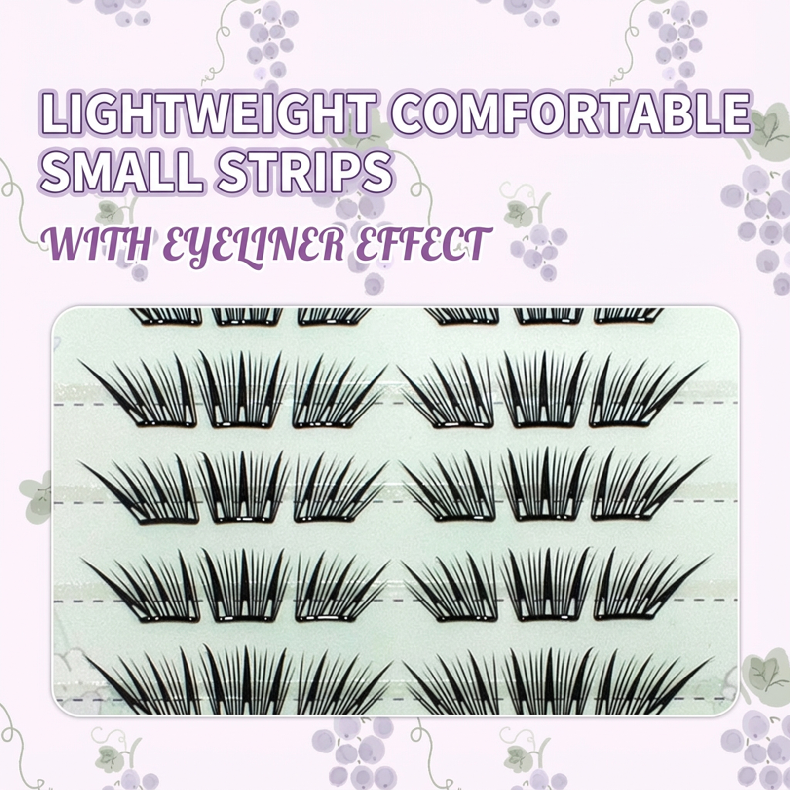 No Glue False Eyelashes cluste - Eyelash Extension No 9 avaliação e preço