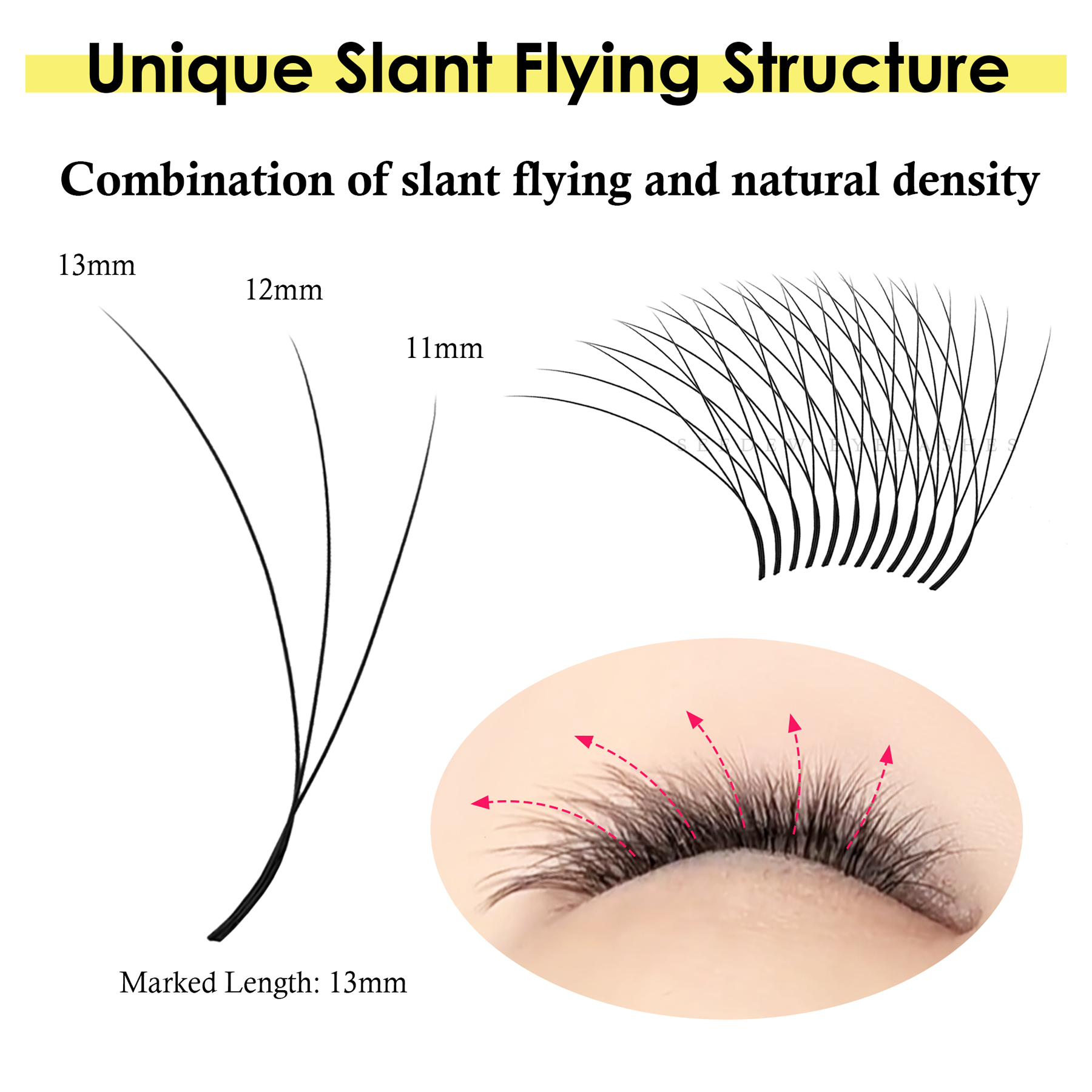 SEEDEW Fox 3D 4D Eyelash Exten - Eyelash Extension Fox Eye avaliação e preço
