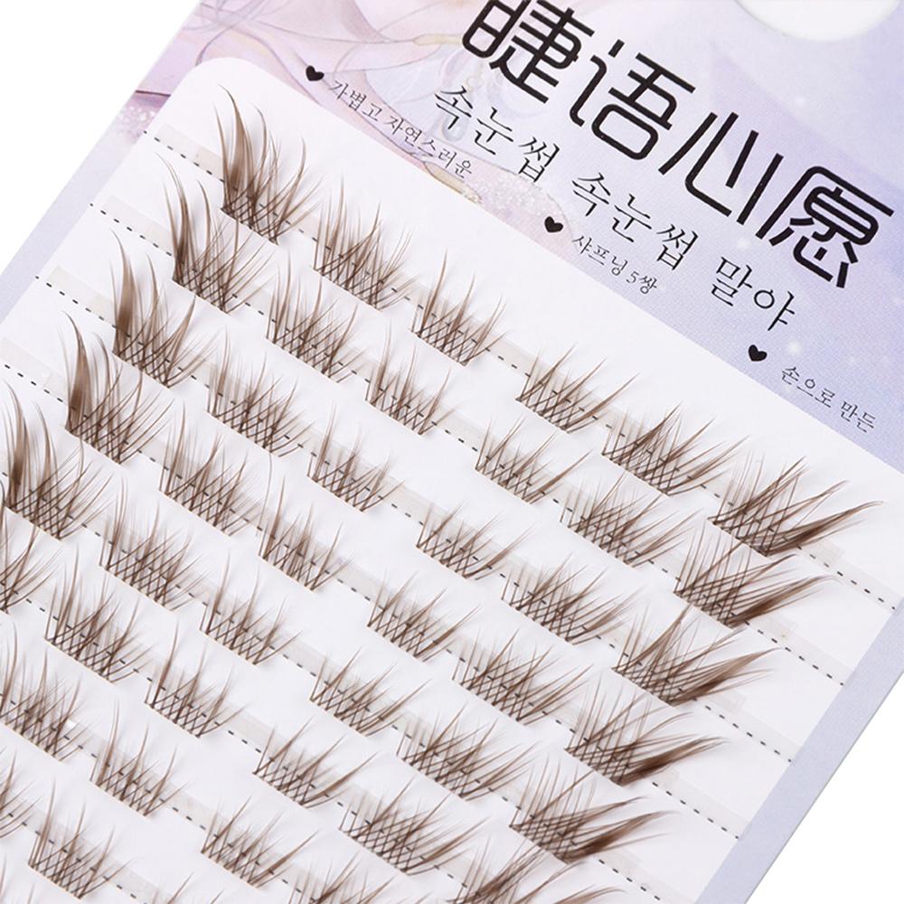 3D Cat Eye Natural Lashes Clus - Eyelash Extension Fox Eye avaliação e preço
