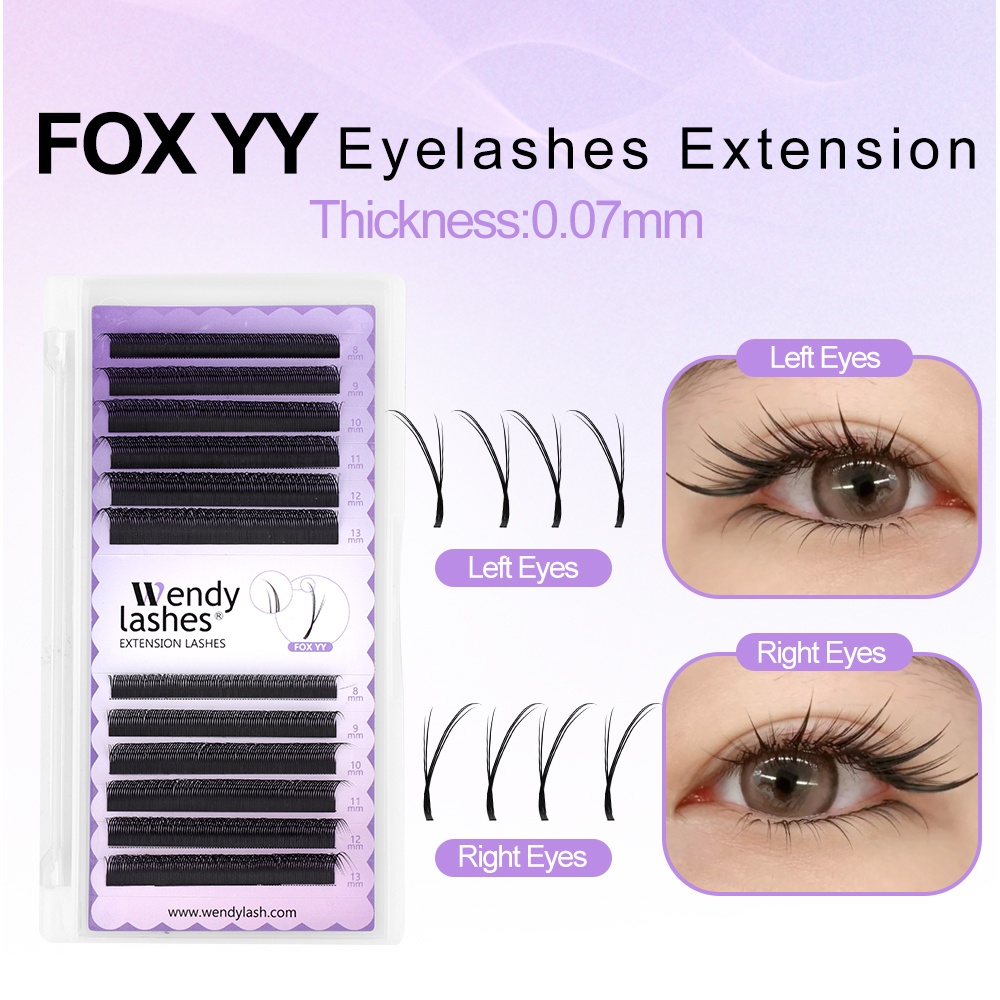 Wendy Lashes 12 Rows Fox Eyes  - Eyelash Extension Fox Eye avaliação e preço