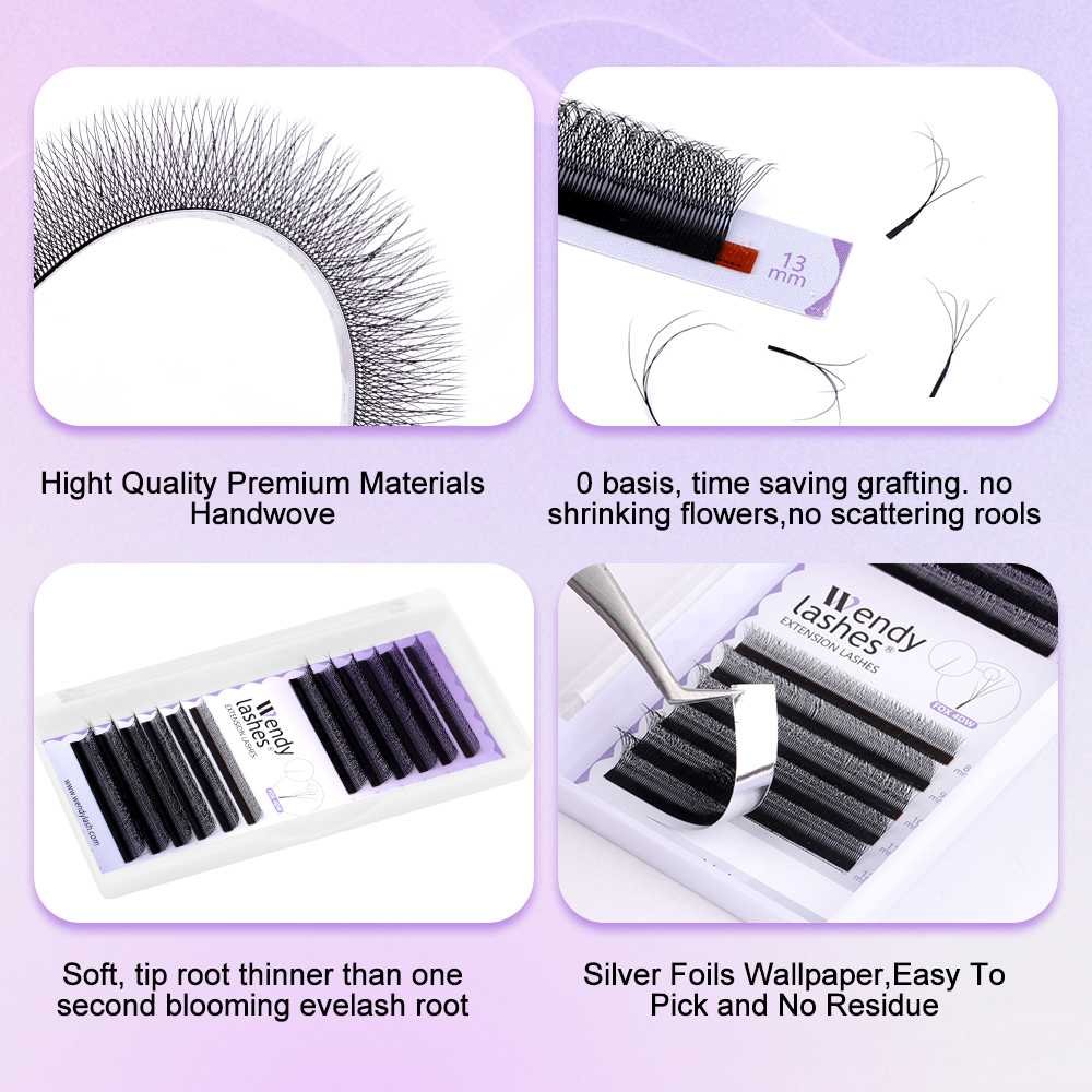 Wendy Lashes 12 Rows Fox Eyes  - Eyelash Extension Fox Eye avaliação e preço
