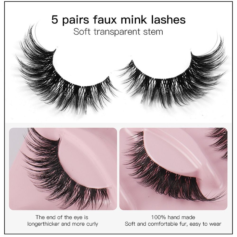 3D Fuffy Lashes Women Beauty T - Eyelash Extension Fox Eye avaliação e preço