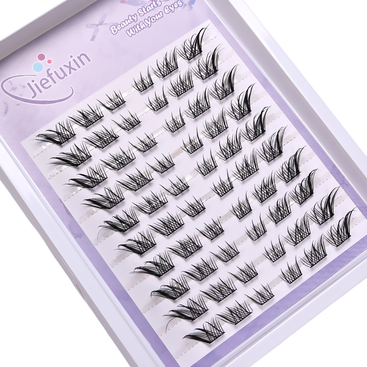 10Rows Fox Eye Effect Fluffy F - Eyelash Extension Fox Eye avaliação e preço