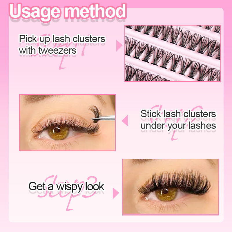 Individual Lashes Eyelash tuft - Eyelash Extension Natural Look avaliação e preço