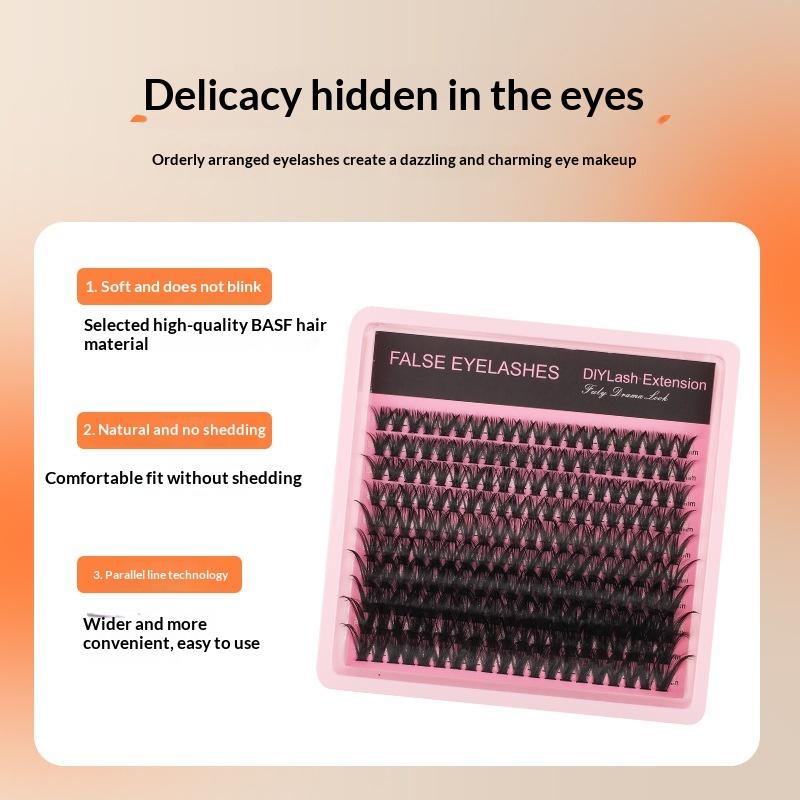 10Row 140 Clusters Fluffy Thic - Eyelash Extension Eyelash avaliação e preço