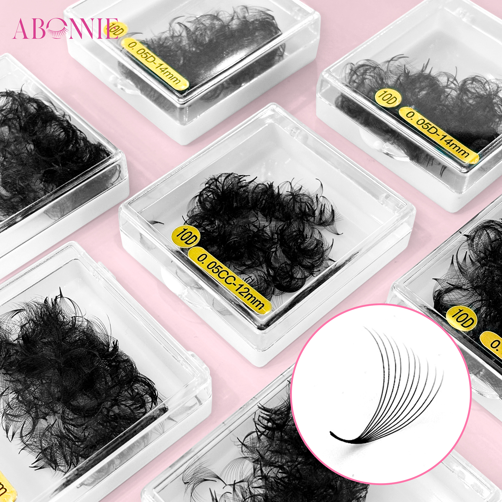 ABONNIE Loose 8-20D Pointy Bas - Eyelash Extension Russian avaliação e preço