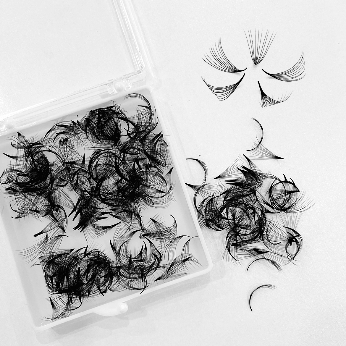 ABONNIE Loose 8-20D Pointy Bas - Eyelash Extension Russian avaliação e preço