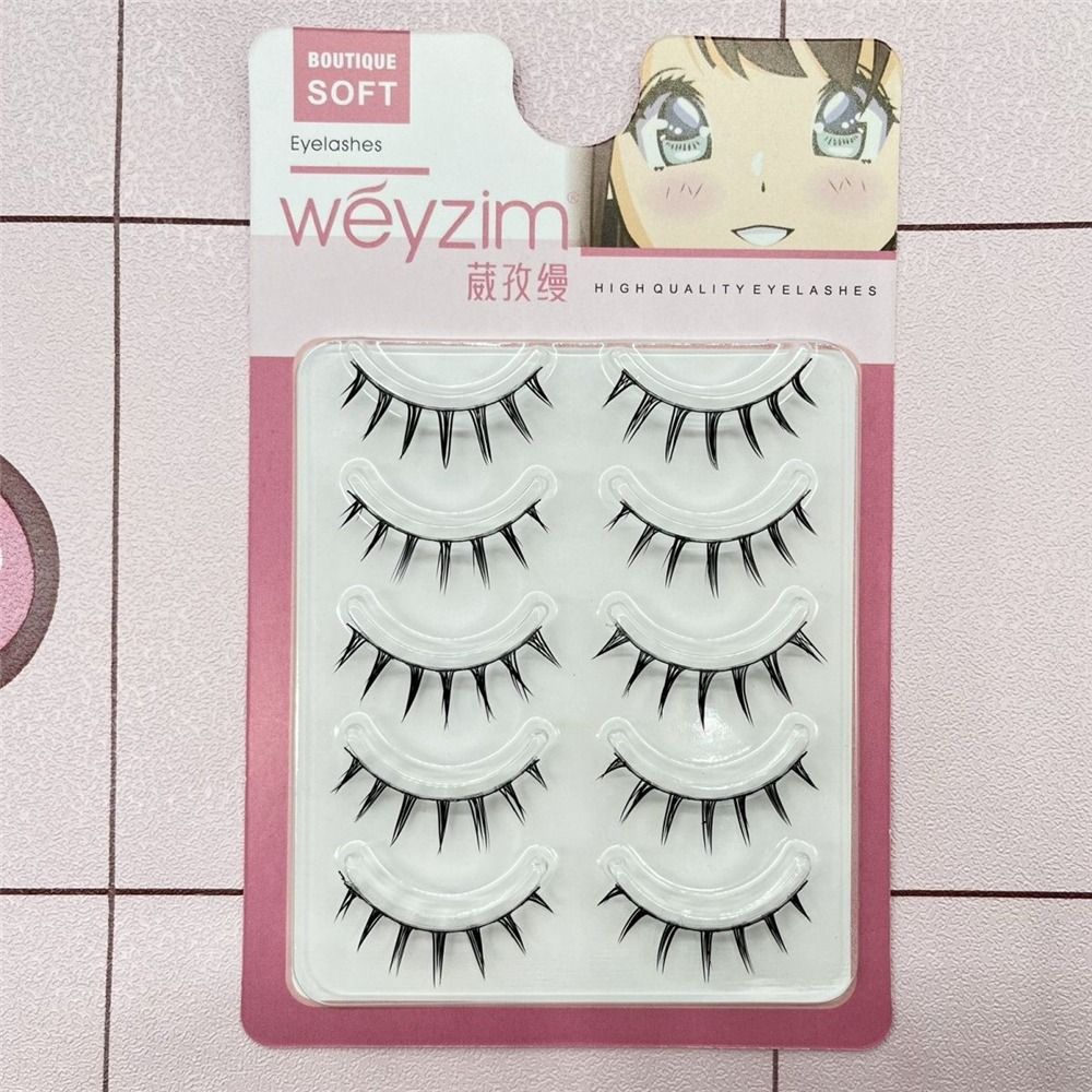 Faux Mink False Eyelashes 5 Pa - Eyelash Extension Anime avaliação e preço