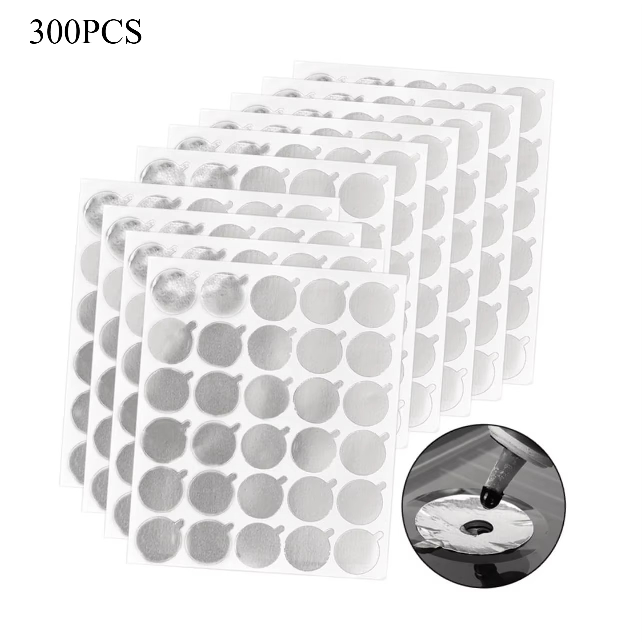 300pcs Foil Sticker Pads(10 Sh - Eyelash Extension Jakarta avaliação e preço