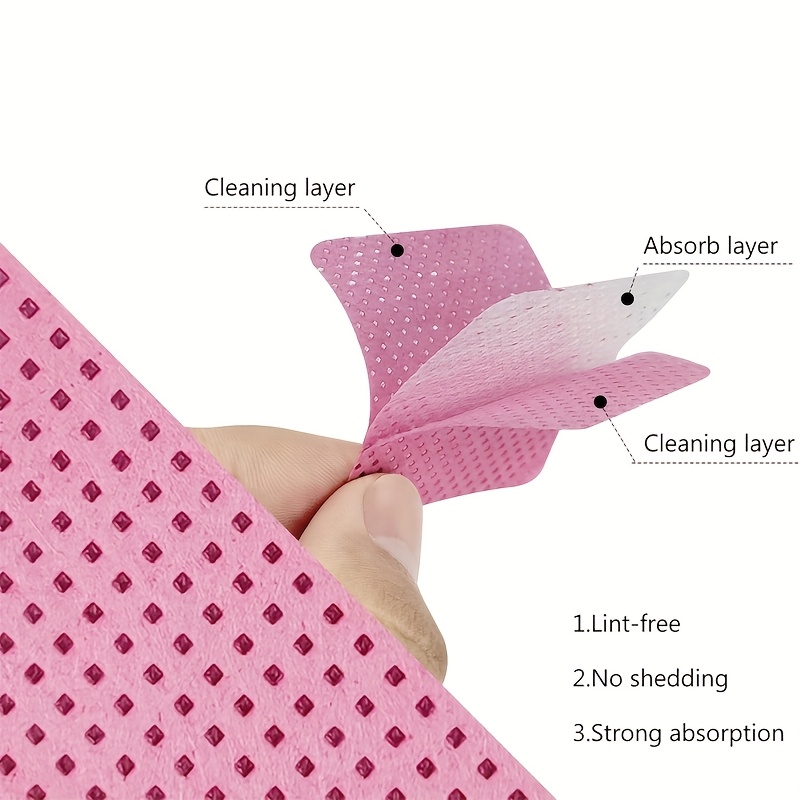 50 Pieces of Velvet-Free Nail  - Eyelash Extension Eyelash avaliação e preço