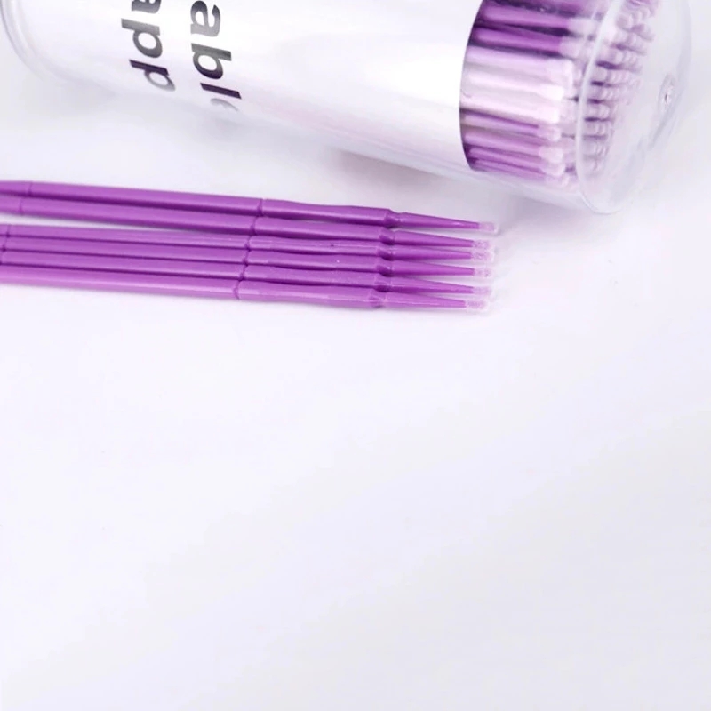 100Pcs/bottle MicroBrush For E - Eyelash Extension Eyelash avaliação e preço