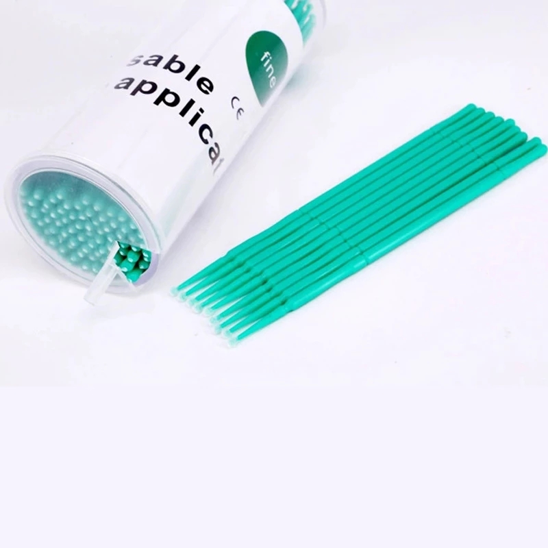 100Pcs/bottle MicroBrush For E - Eyelash Extension Eyelash avaliação e preço