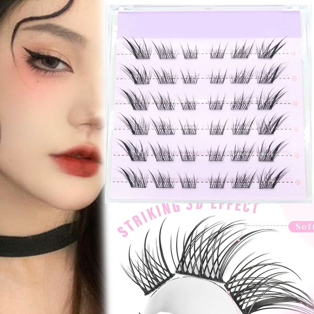 New 3D Cat Eye Self Adhesive L - Eyelash Extension Fox Eye avaliação e preço