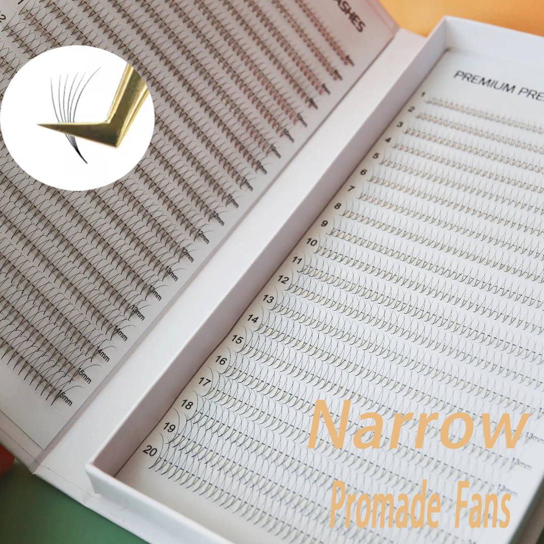 800/1600 Fans Narrow Premade L - Eyelash Extension Russian avaliação e preço