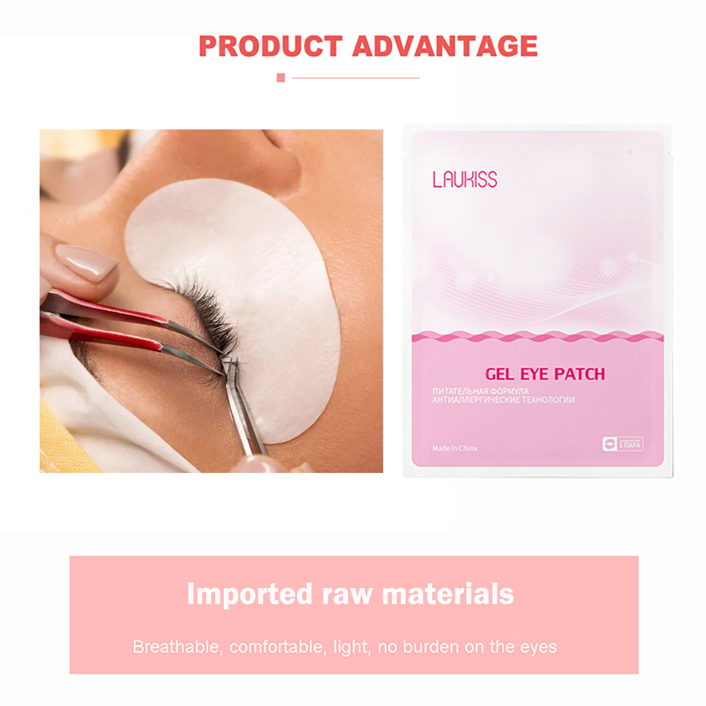 50/200/500 Laukiss Under Eyela - Eyelash Extension Eye Mask avaliação e preço