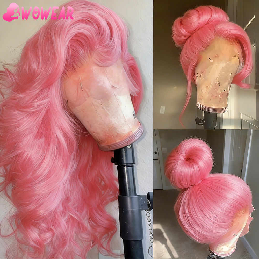 13x4 Body Wave Light Pink Lace - Eyelash Extension Natural Look avaliação e preço
