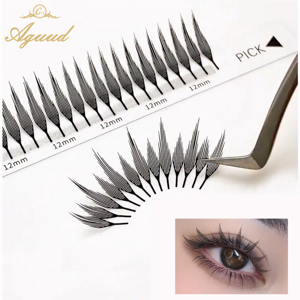 AGUUD Premade Fans Eyelashes E - Eyelash Extension Russian avaliação e preço