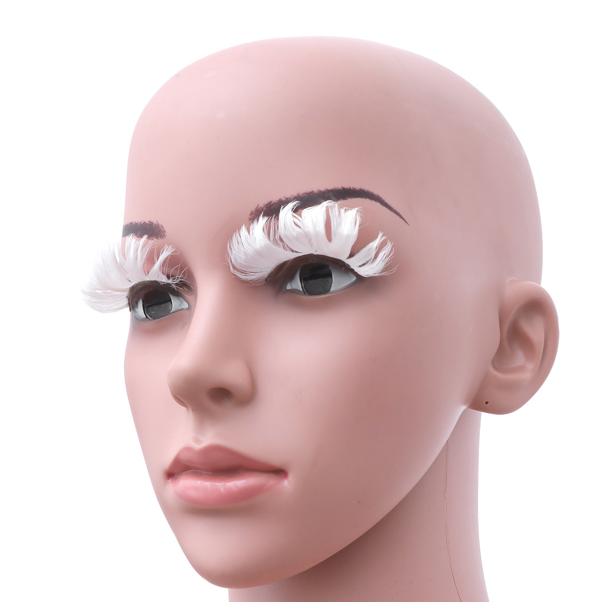 3Pair Pure Color Fake Eyelashe - Eyelash Extension Is Safe avaliação e preço