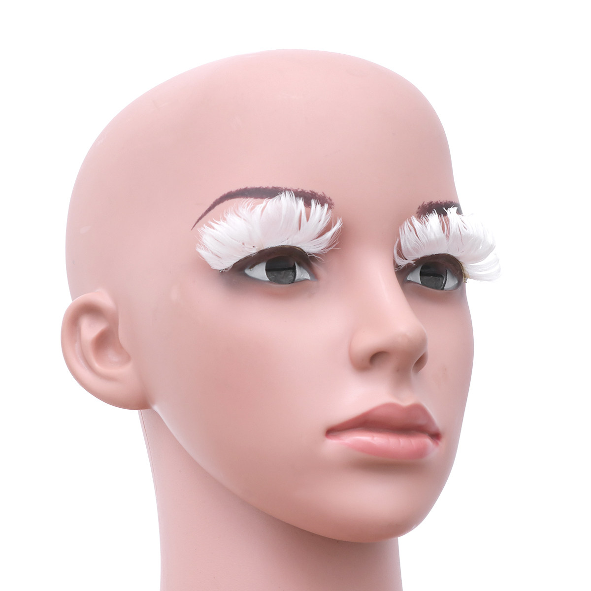 3Pair Pure Color Fake Eyelashe - Eyelash Extension Is Safe avaliação e preço