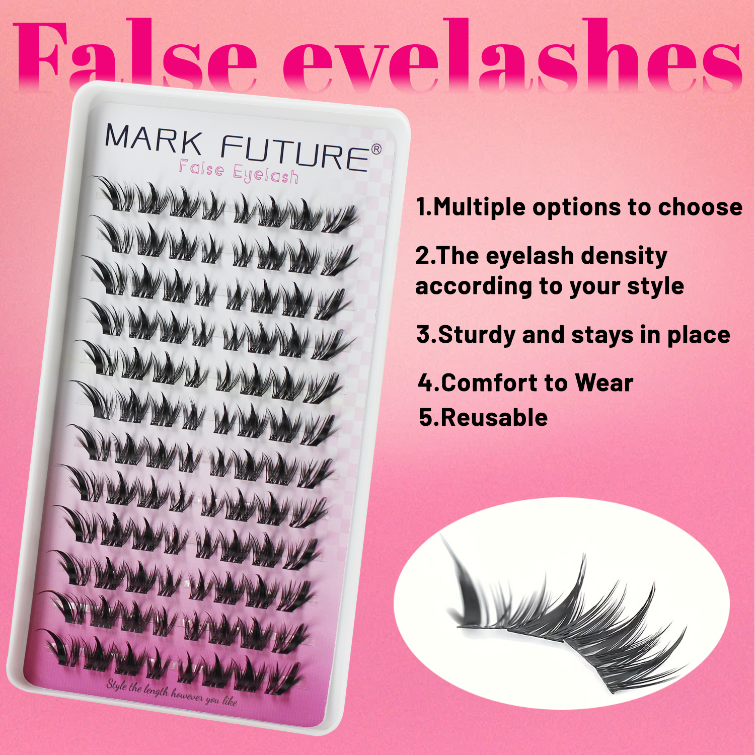 192 Pieces of False Eyelashes, - Eyelash Extension Anime avaliação e preço