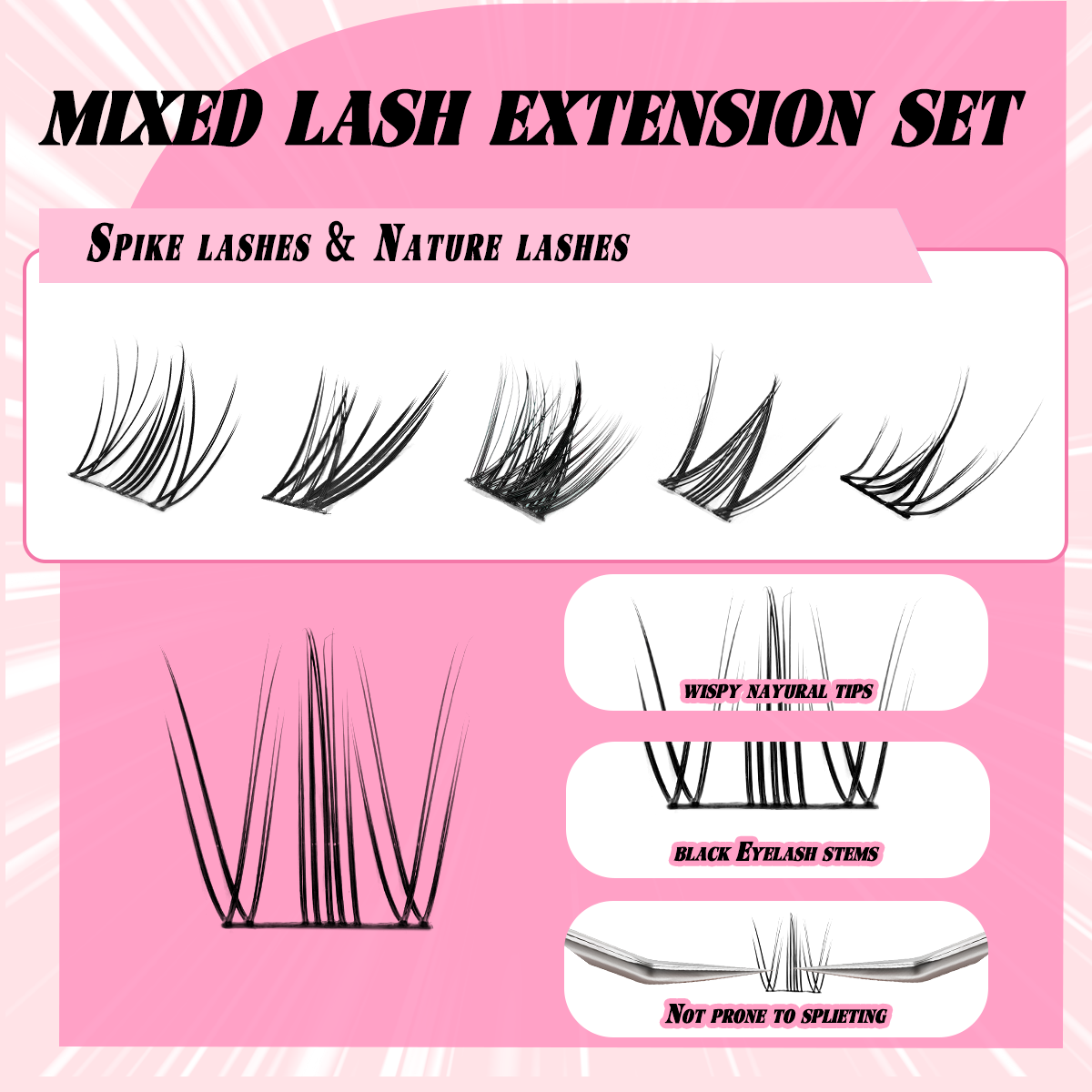 DIY Eyelashes Clusters Natural - Eyelash Extension Anime avaliação e preço