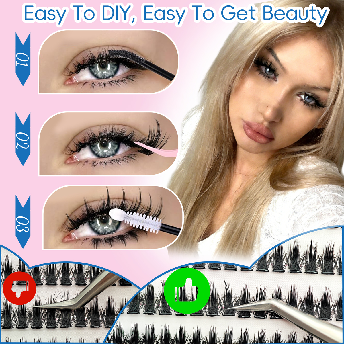Anlinnet Self Adhesive Eyelash - Eyelash Extension No 9 avaliação e preço