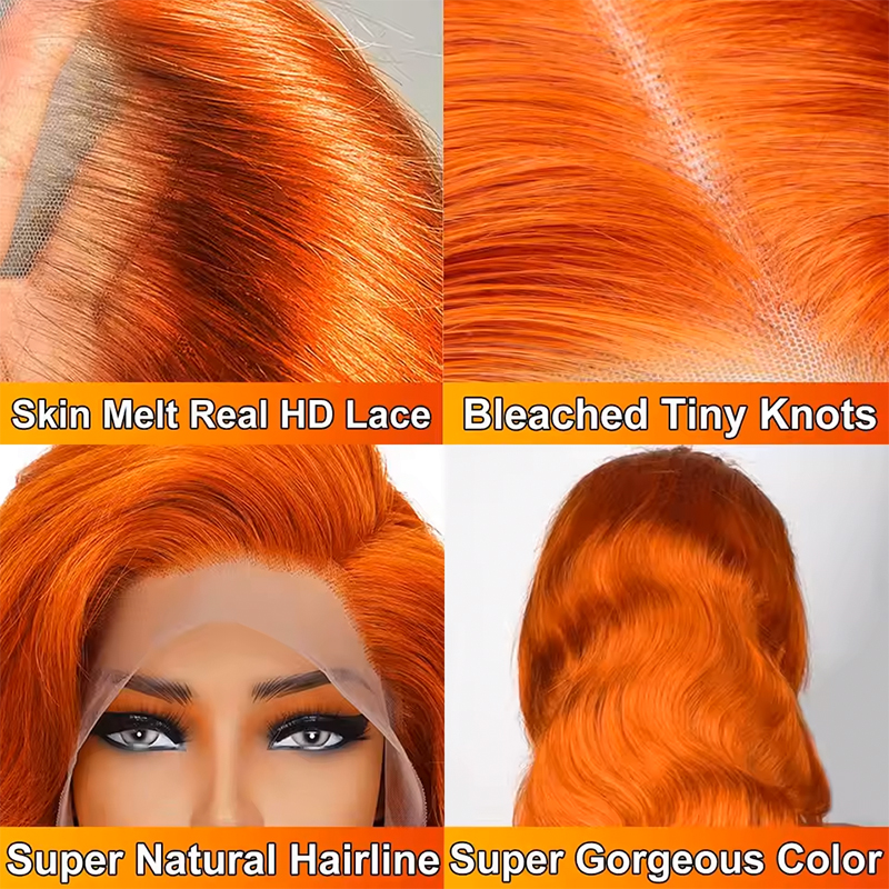 220% Density 16-36 Inch Orange - Eyelash Extension Natural Look avaliação e preço