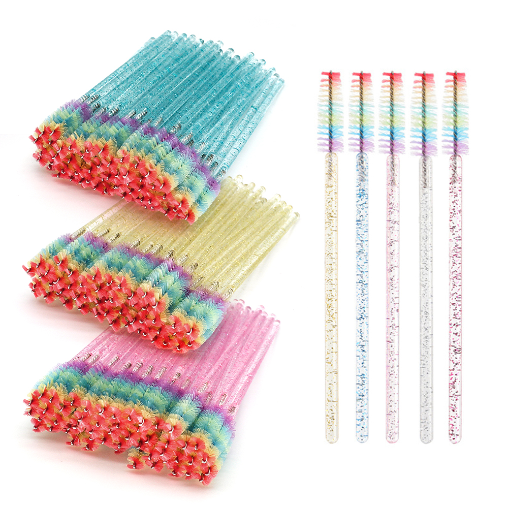 50PCS Rainbow Crystal Eyelash  - Eyelash Extension Jakarta avaliação e preço