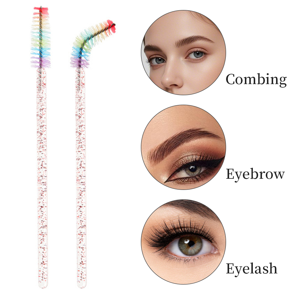 50PCS Rainbow Crystal Eyelash  - Eyelash Extension Jakarta avaliação e preço