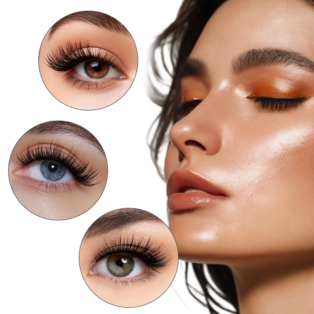 50PCS Rainbow Crystal Eyelash  - Eyelash Extension Jakarta avaliação e preço