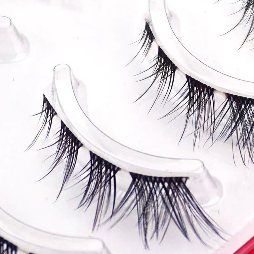 5 Pairs Fake Eyelashes Curled  - Eyelash Extension Fox Eye avaliação e preço