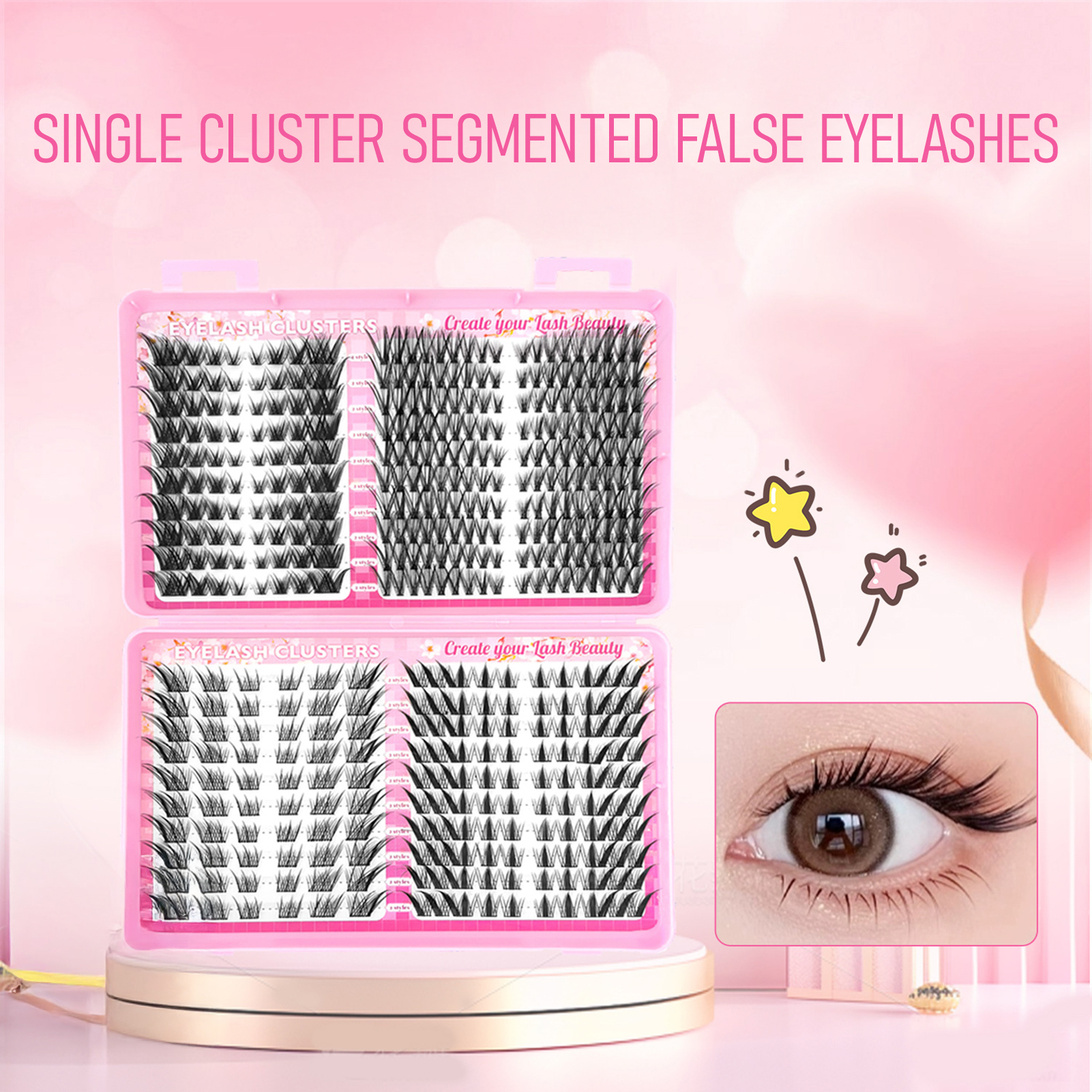 Natural Manga Lash Clusters Ki - Eyelash Extension No 9 avaliação e preço