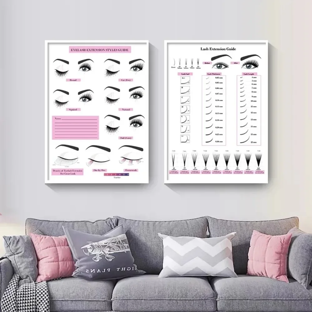Canvas Painting HD Print Wall  - Eyelash Extension Eyelash avaliação e preço