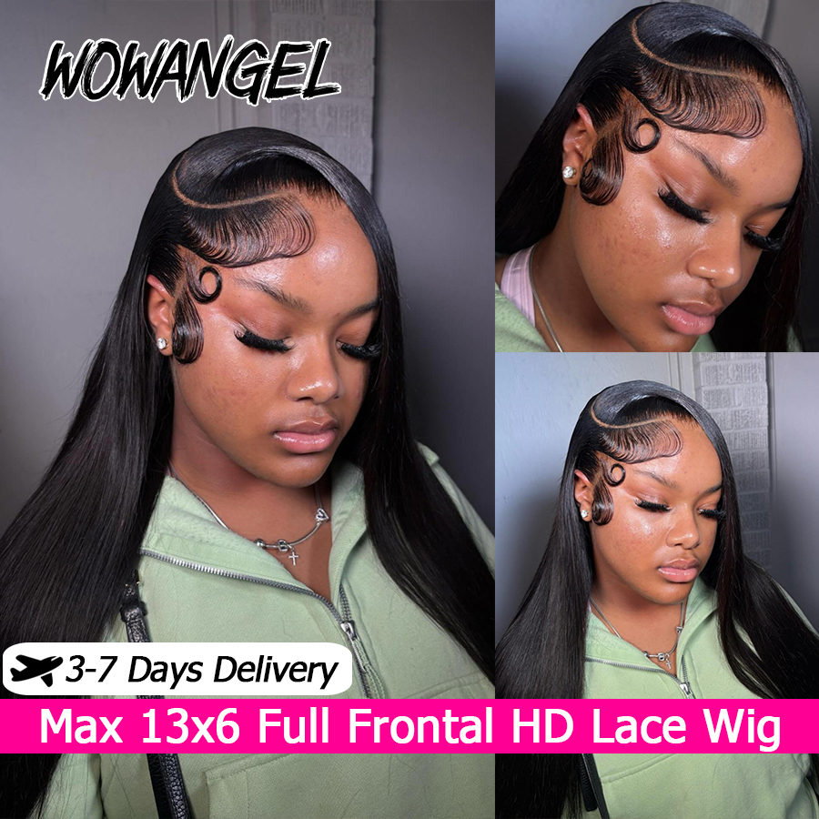 WOWANGEL Straight Lace Front W - Eyelash Extension Natural Look avaliação e preço