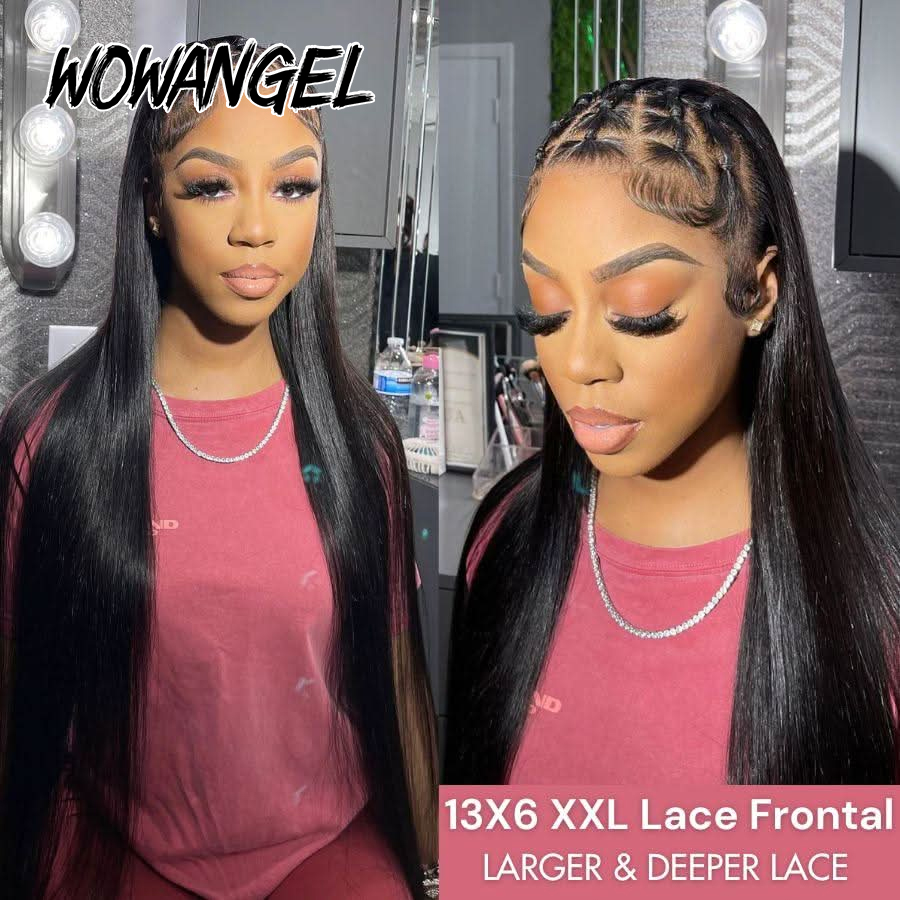 WOWANGEL Straight Lace Front W - Eyelash Extension Natural Look avaliação e preço