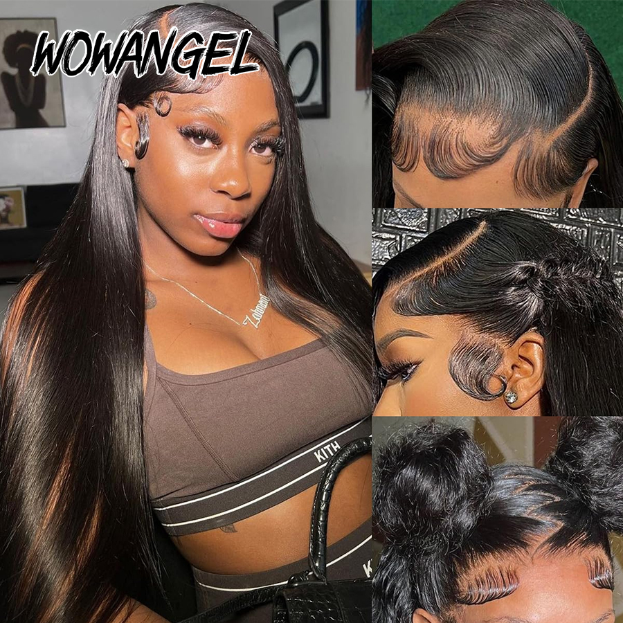 WOWANGEL Straight Lace Front W - Eyelash Extension Natural Look avaliação e preço