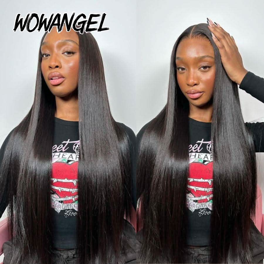 WOWANGEL Straight Lace Front W - Eyelash Extension Natural Look avaliação e preço