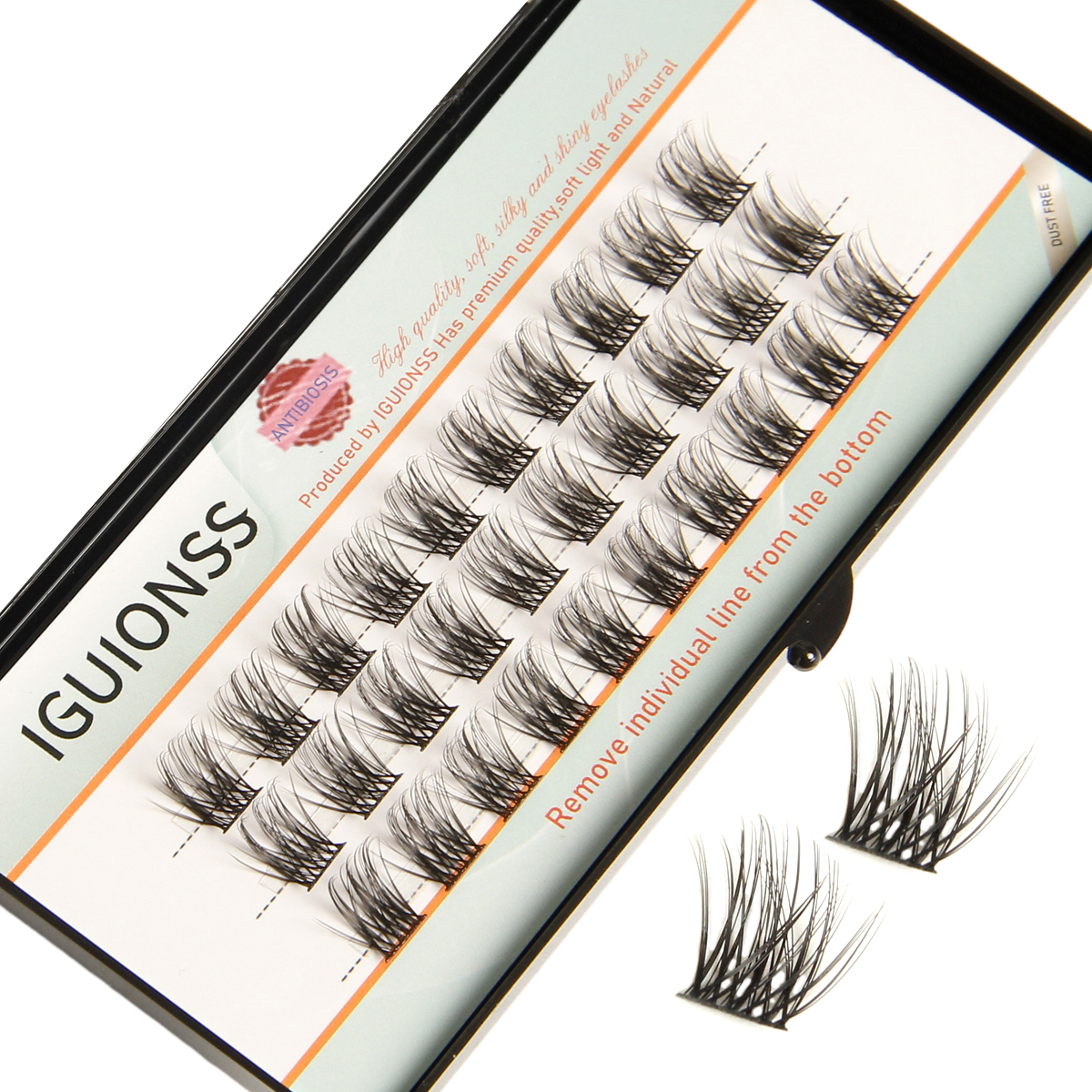 IGUIONSS Lash Clusters DIY Eye - Eyelash Extension Anime avaliação e preço