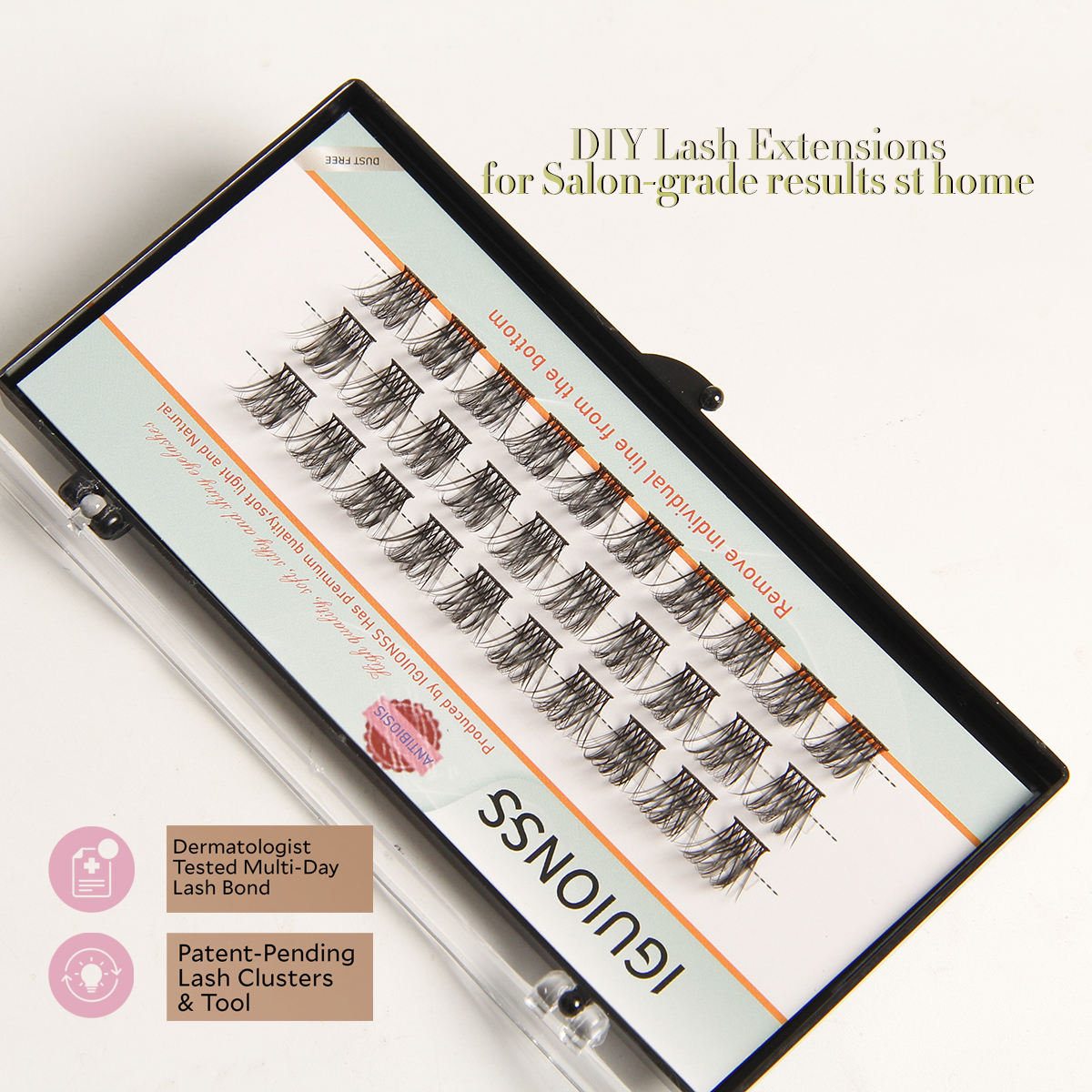 IGUIONSS Lash Clusters DIY Eye - Eyelash Extension Anime avaliação e preço